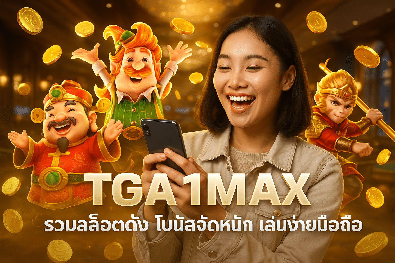 TGA1MAX รวมสล็อตดัง โบนัสจัดหนัก เล่นง่ายมือถือ